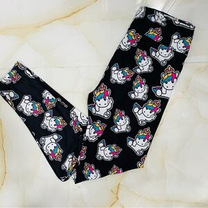 Sprinkles The Unicorn Leggings By Drop Em Wear Womens Size XL Novelty Pants